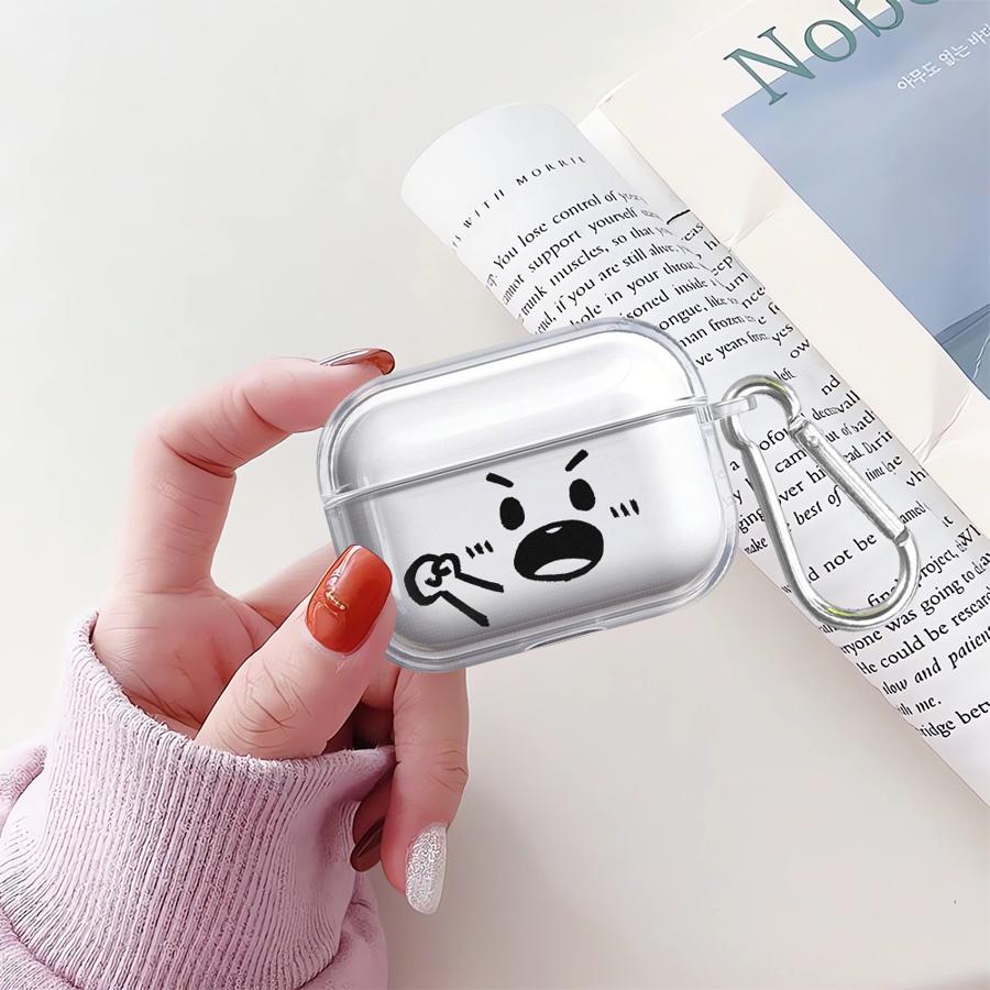 

Interesting Animation Clear Earphone Cases Cover Case For Airpods 1 Pro2 Pro Pro3 2 4 3 Airpods 1