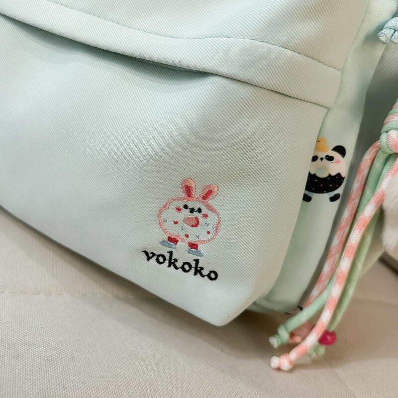 Cartoon Print Student Bag Large Capacity Travel Backpack Women's Backpack