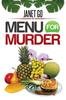 Bok Menu For Murder