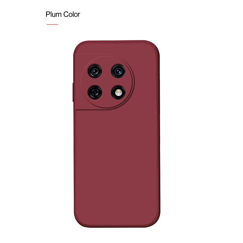 

Для OnePlus 11 Чехол квадратный жидкий силиконовый протектор объектива камеры Мягкий чехол для OnePlus 11 One Plus 11 OnePlus11 Противоударный чехол For OnePlus 11 сливовый