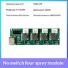 1 Set Diy Ultrasonic Nebulizer Dc5V Unswitched 4 Spray Humidifier Module Atomization Control Board Type-C Interface