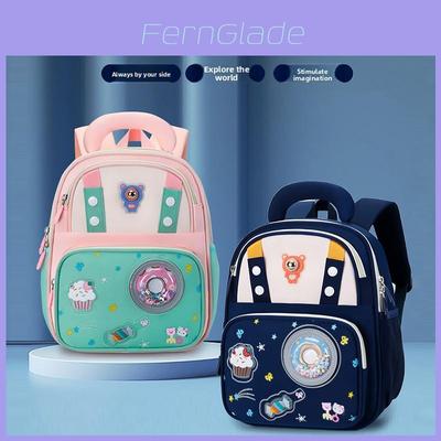 Kids School Backpack With Breathable Nylon Material For Young Children And Primary Students
