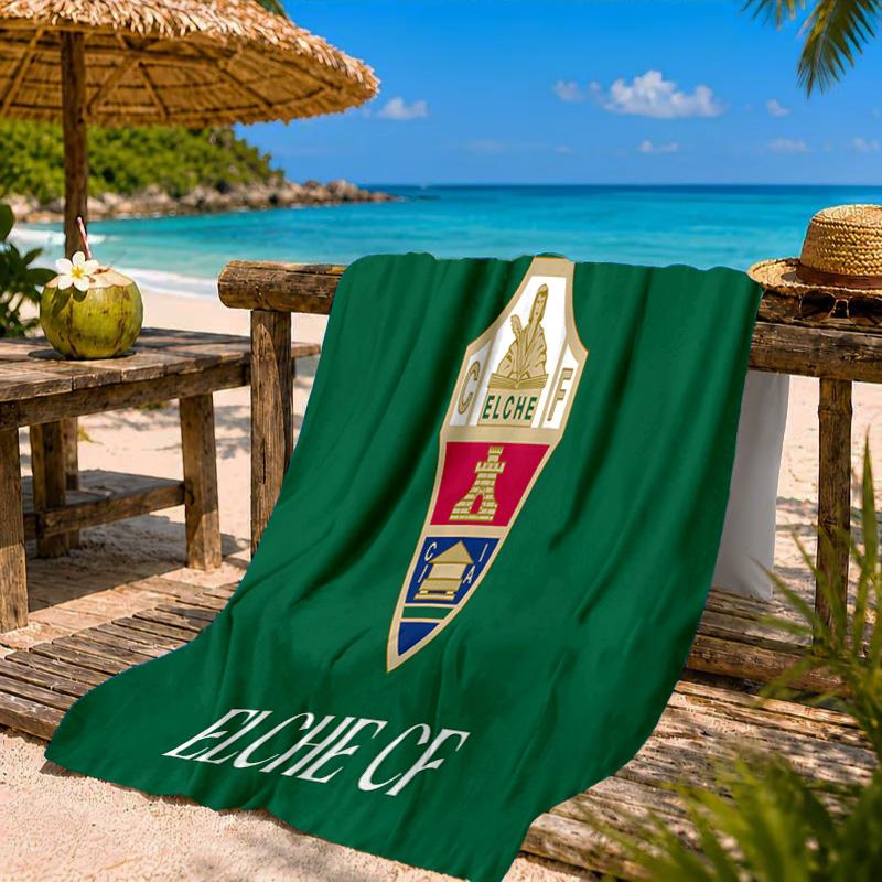 Elche Symbol Beach Towel Microfiber Beach Towel, Lightweight and Quick-Dry, for Summer Travel, Swimming Pool Fan Birthday Gift