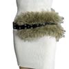New Rabbit Fur Belt, Fur Belt, European and American Sexy Hot Girl Waist Seal Wide Belt