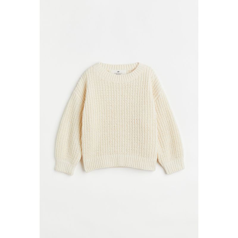 

HM Children s Clothing Girls Sweater Autumn Girls Chenille Comfortable Long Sleeve Casual round Neck Sweater 1094835