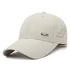 New Fashion Baseball Cap Iron Label Perforated Hard Top Leisure Outdoor Sports Shade Sunscreen Versatile Men's and Women's Cap