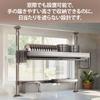 Dish Drainer Rack Over the Made of Stainless Steel and Carbon Kitchen Large Space Thick Strong Load Easy To Disassemble and Storage That Can Be Used
