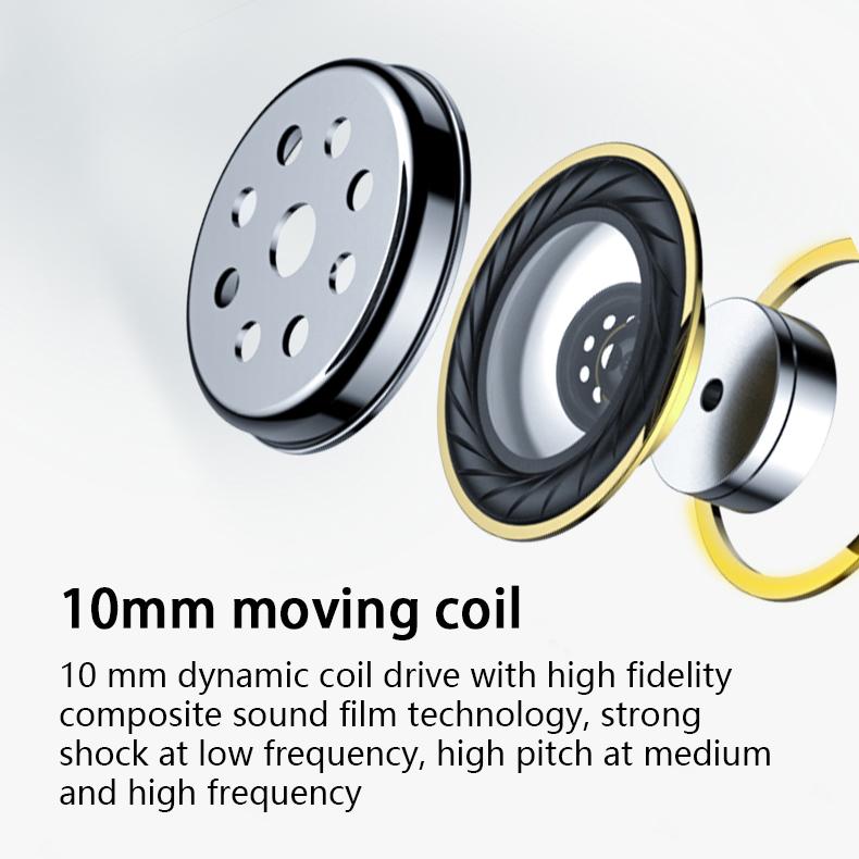 Baseus W09 TWS wireless earbuds with a microphone and a charging case