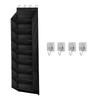 Wall Mounted Shoe Storage Bag Large Over Door Hanging Shoe Organiser Behind Doors with 4 Metal Hooks Shoes Rack Storage Bags