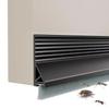 39" Length Door Seal Strip Brush Design Silicone Material Under Door Gap Filler Strong Adhesives Self Adhesives Under Door Seal