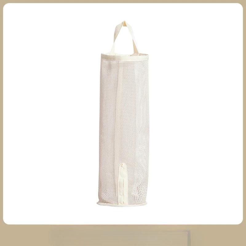 

1/2pcs Tube Hanging Sock Storage Bag Mesh Dormitory Bedroom Wardrobe Underwear Wall Storage Single Double