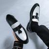 Fashion 2025 Men's High Quality Leather Slip-on Formal Oxfords Footwear Loafers Driving Party Dating Business Work Shoes Tassel Loafers