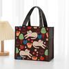 Cartoon Thickened Square Bento Lunch Bag for Kids