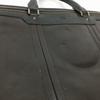 TAKEO KIKUCHI All Leather Briefcase Business Bag Dark Brown with Divider(USED)