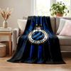 Club Brugge KV blanket Flannel Blanket Soft Cozy Plush Throw for Sofa Bed Lightweight Home Decoration