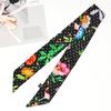 Classic New Long Small Silk Scarf, Decorative Slender Tied Bag Silk Scarf Small Ribbon Scarf Small Streamer Women's Scarf