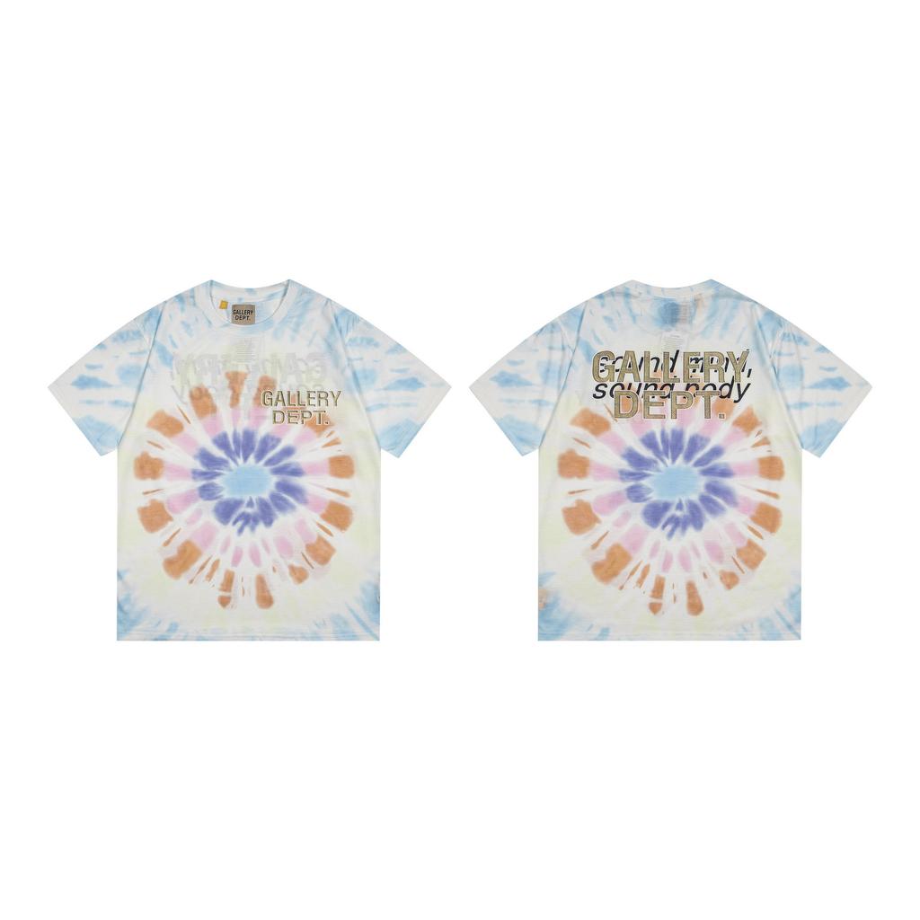 26SS Foreign Trade Gallery Dept T-Shirt Collection Gallery Casual Short Sleeve Men's and Women's Same Style Factory Spot Straight Hair