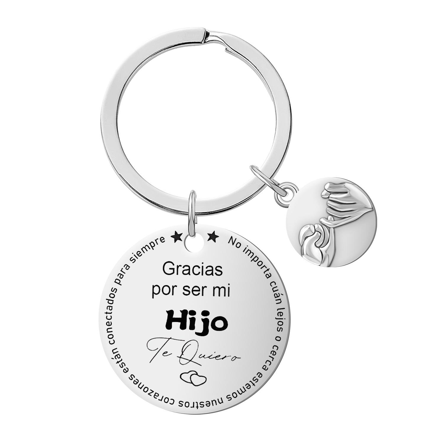 

Брелок-подвеска из нержавеющей стали на Рождество и День благодарения - Идеальный подарок для семьи и друзей