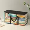 Waterproof Collapsible Pouch Large Capacity Books Collection Container  Student