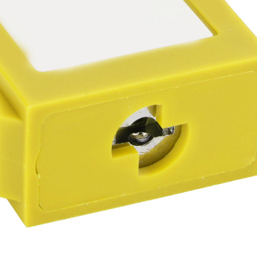 Lockout Tagout Cable Locks 85mm Shackle Steel Padlock with 2 Key for Equipment Maintenance