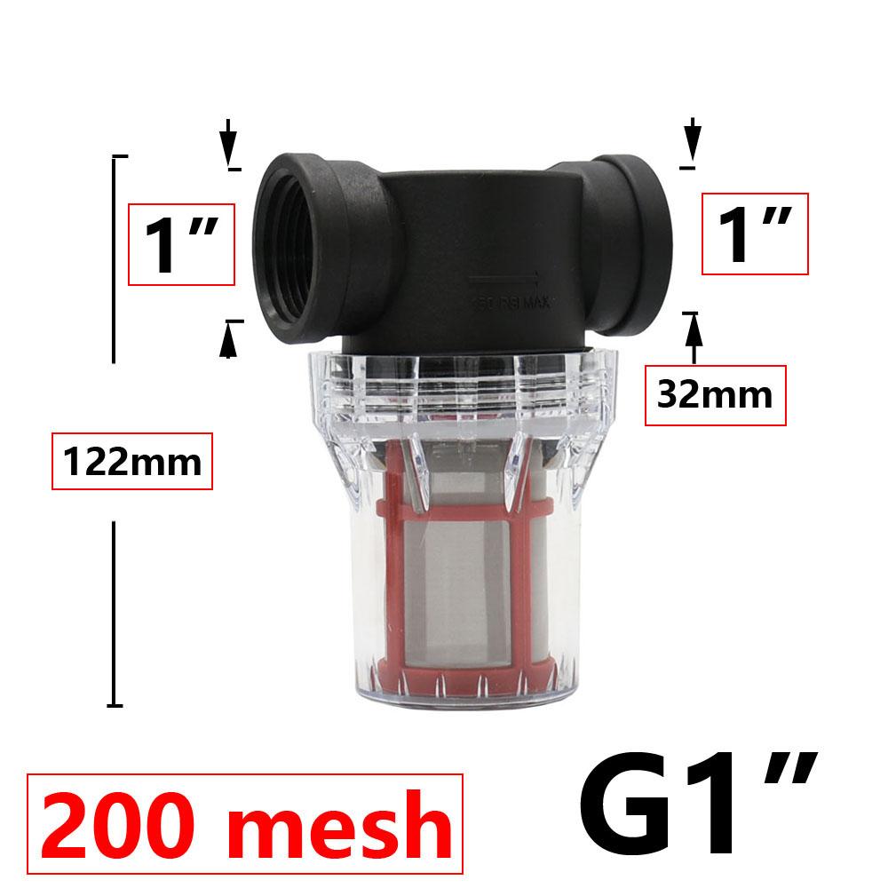 1/2 3/4 1 1.2 1.5 2 Inch Thread Tube Filter 80 120 200 Mesh Filter Joint Garden Hose Connector Aquarium Pump Metal Net Str