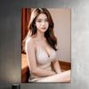 Modern Metal Wall Art Women Bench Silhouette Decor Gift for Home Office Cafe