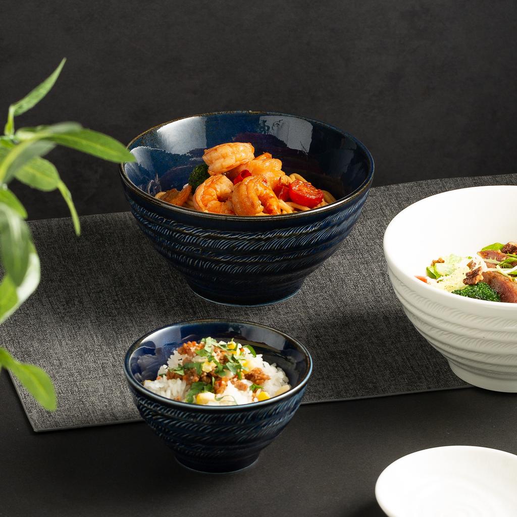 American Ceramic Hat Bowl Household Instant Noodle Bowl Soup Bowl Premium Salad Bowl Rice Bowl New Ramen Bowl