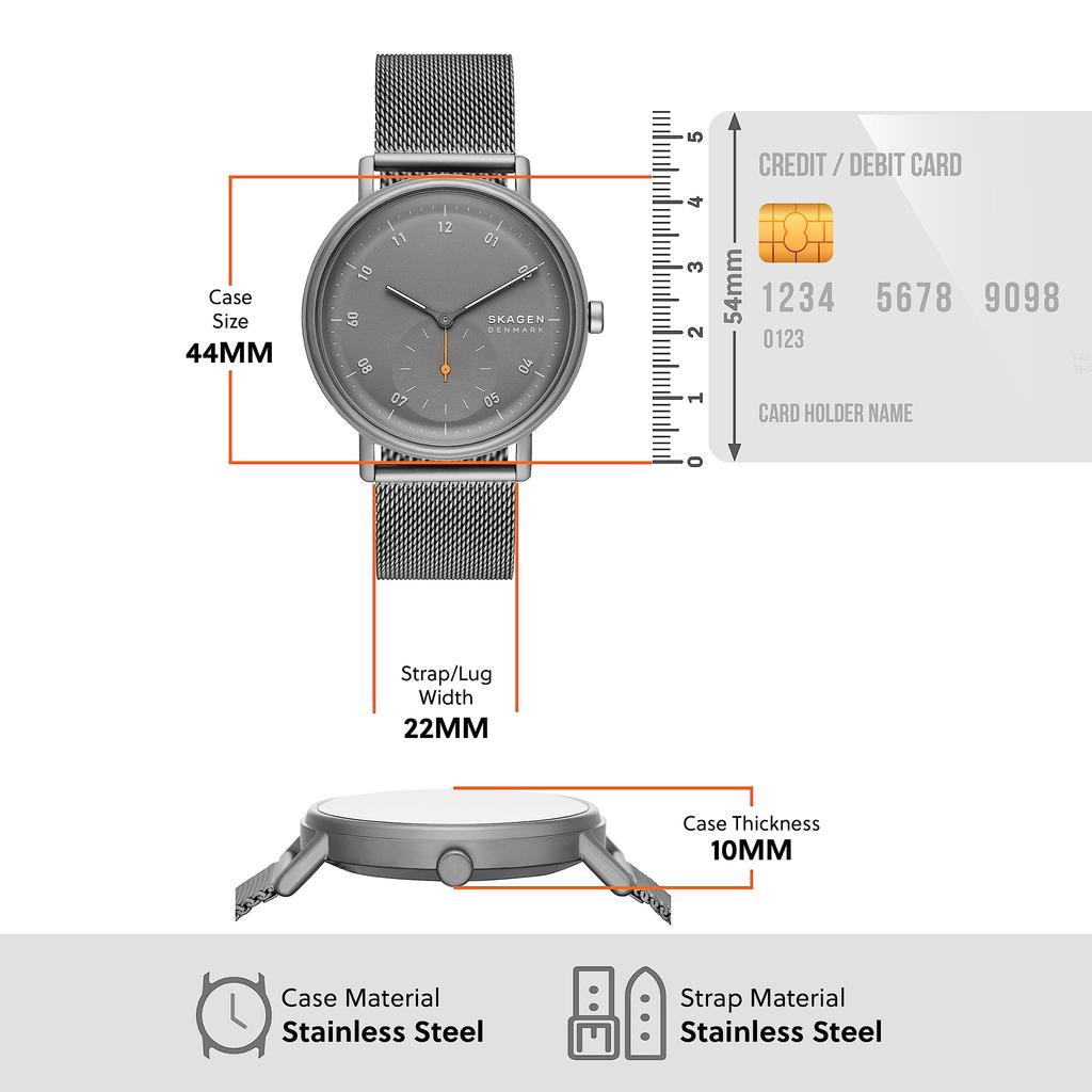 Ceas KUPPEL SKW6891 Gri [Skagen] pentru bărbați
