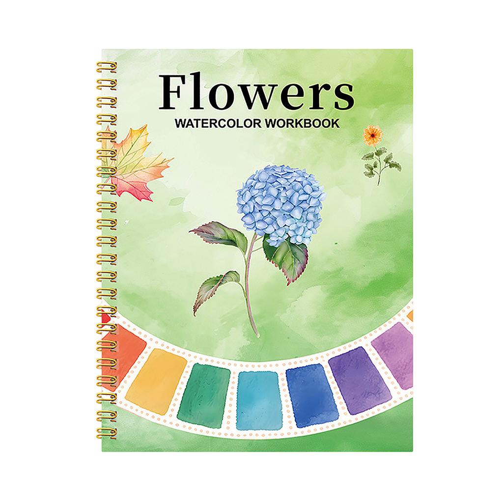 Watercolor Coloring Book Watercolor Practice Pad For Beginners And Artists
