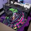 Custom Name Alien Adventure Space Rug Game Carpet, Floor Mat for Bedroom Living Room Entryway Rug, Home Decor Idea Gift for Christmas birthday