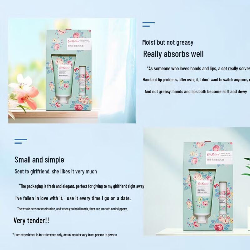 CATH KIDSTON Set Regalo Balsamo Mani e Labbra alla Rosa