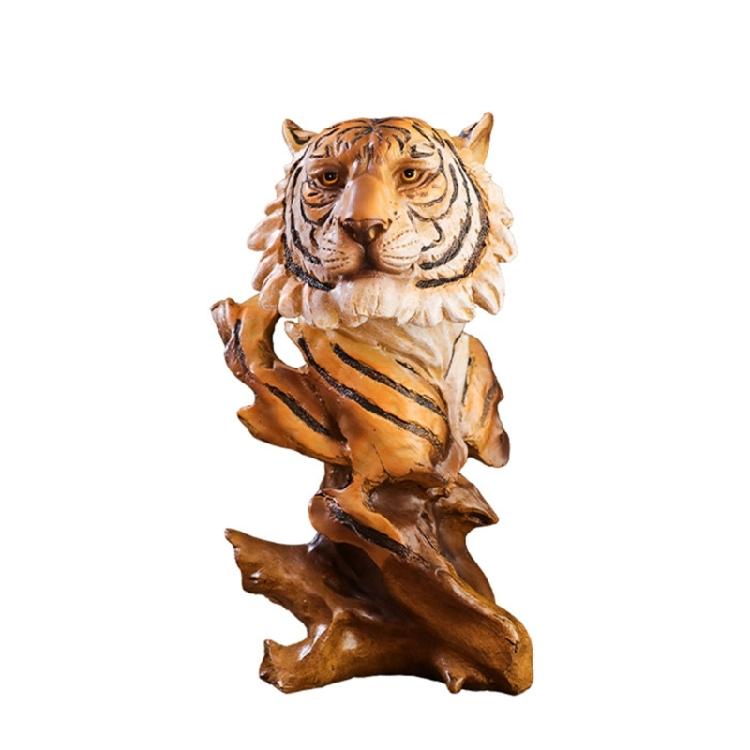 Eye Catching Resin Lion Statue Desk Decors Fine Craftsmanships Decorations
