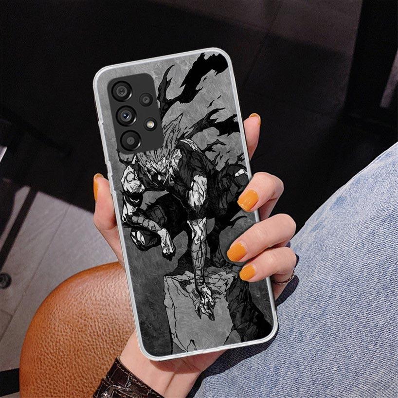 One P-Punch-Man Garou Phone Case For Samsung Galaxy A52 A32 A22 A12 A51 A31 A50S A30S A20S A10S Note 20 Ultra 10 Plus S10 A72 A7