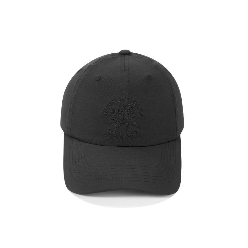 New outdoor quick-drying light and thin baseball cap spring and summer rose embroidery sunshade sunscreen small soft top cap