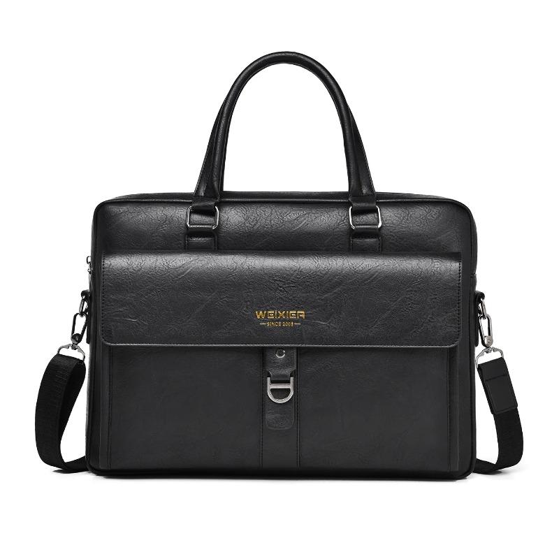 2026 Neue Herren-Handtasche Retro-Geschäftstasche große Kapazität wasserdichte Laptoptasche hochwertige Schulter-Umhängetasche
