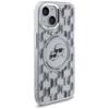 Karl Lagerfeld KLHMP15SHMCKMHT iPhone 15 6.1" Clear/Transparent IML Monogram Karl&Choupette Head MagSafe