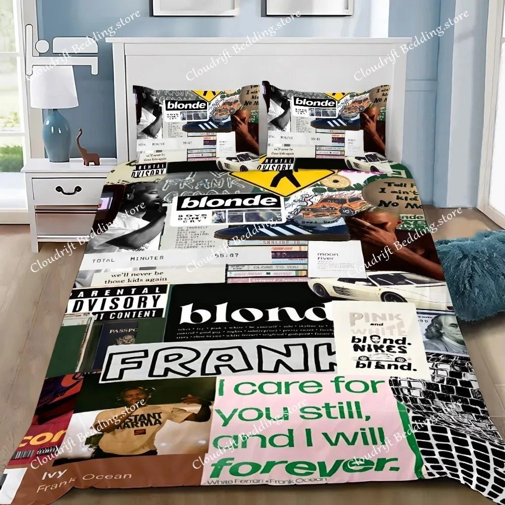 Frank Ocean Bettbezug Kissenbezug Musik Blond Bettwäsche Set Erwachsener Junge Mädchen Schlafzimmer Dekoration Kinder Einzel Doppel Groß