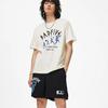 Li-Ning Sports Basketball Series Letter Print T-Shirt Men Tops Off-White AHST301-3