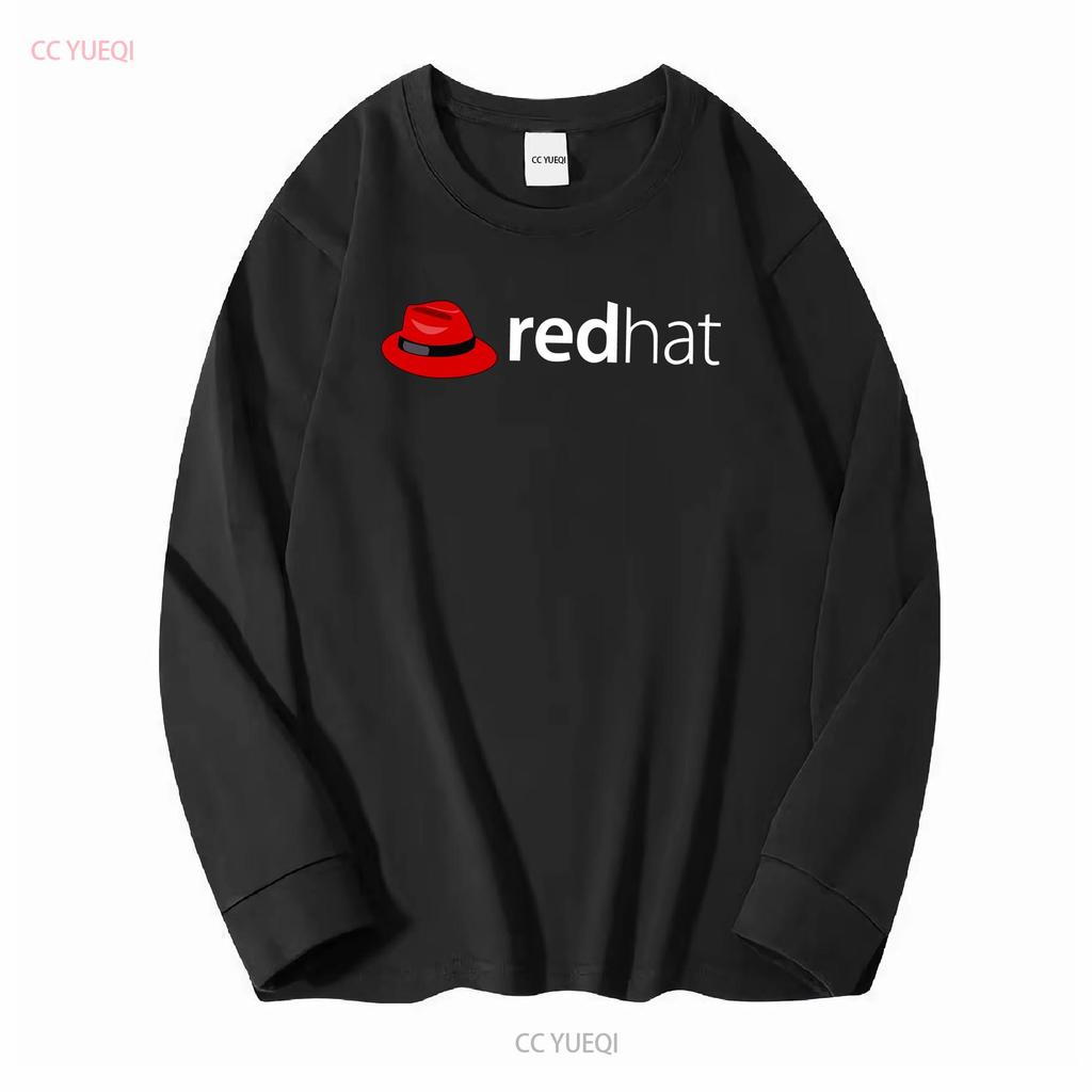 Linux Redhat Liebhaber T-Shirt Pinguin Tux Open Source OS Männer Jugend Mädchen Frauen T-Shirt Mehr Farben und Größen Vintage Gewaschen Bequem