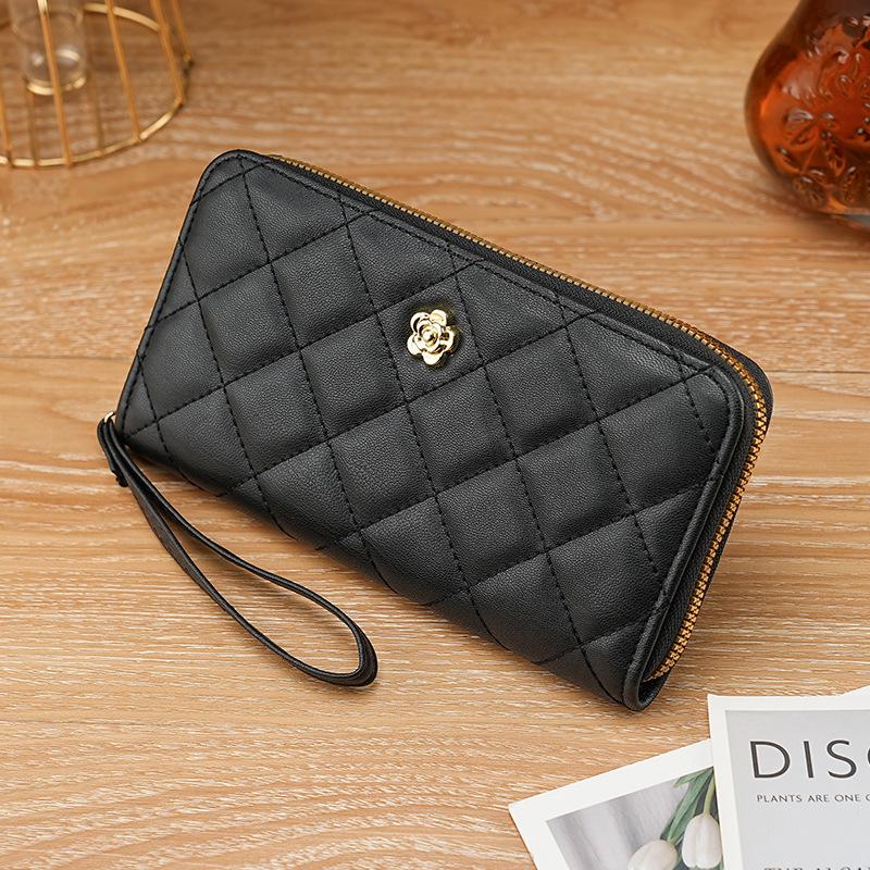 

Women Wallets Luxury Light Long Wallet - Clutch Purse, Coin Pouch & Card Holder 19.5 * 10 * 2cm чорний