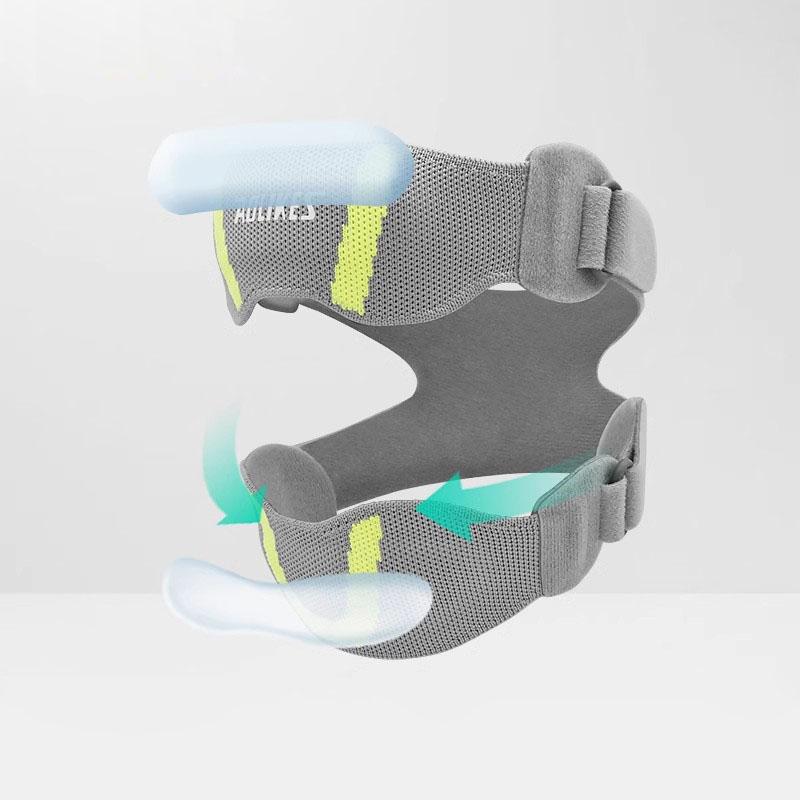 

AOLIKES 1 шт. наколенник с эргономичной силиконовой подушечкой для поддержки сухожилия надколенника, регулируемый компрессионный стабилизатор колена жёлтый