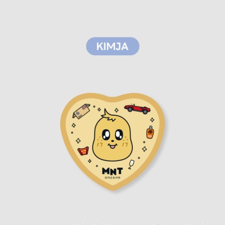 MINITEEN CANBADGE (HEART), SEVENTEEN GOODS , Official, Original, Authentic, KPOP