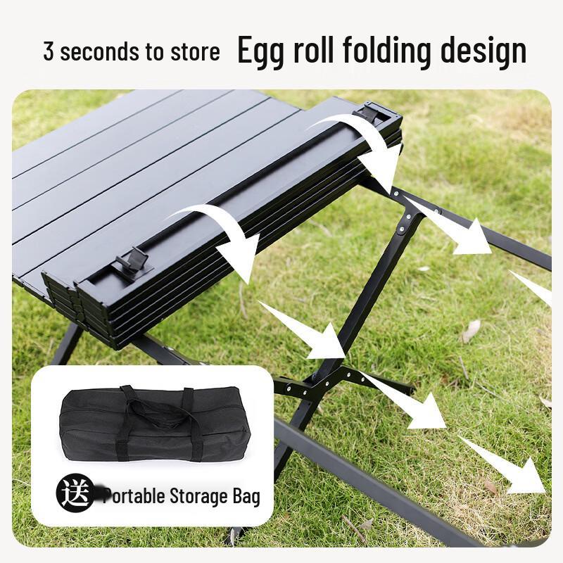 ZISIZ Portable Outdoor Roll-Up Table