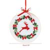 Christmas Embroidery Starter Kits Christmas Ornament Cross Stitching Set