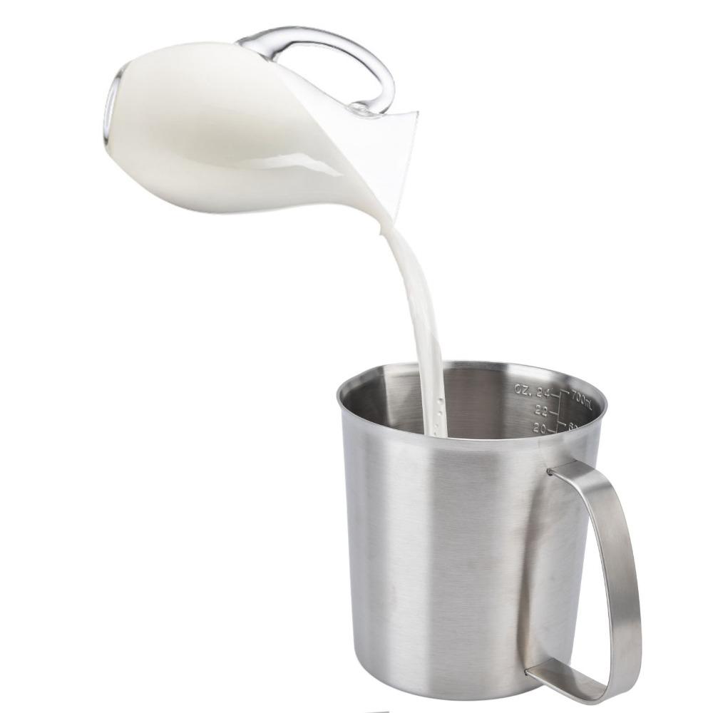 Heavy-Duty Milk Frothing Cup 304 Stainless Steel Stainless Steel Cup Coffee Cup  Baking And Cooking