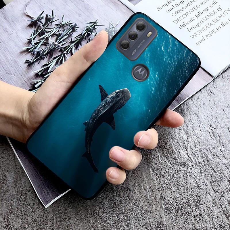 Phone Case For Moto G86 G85 G75 G15 G05 G56 G72 G53 G54 G84 G60 G31 G32 G24 G 5G G Play Sea Summer Dolphin Shark Turtle