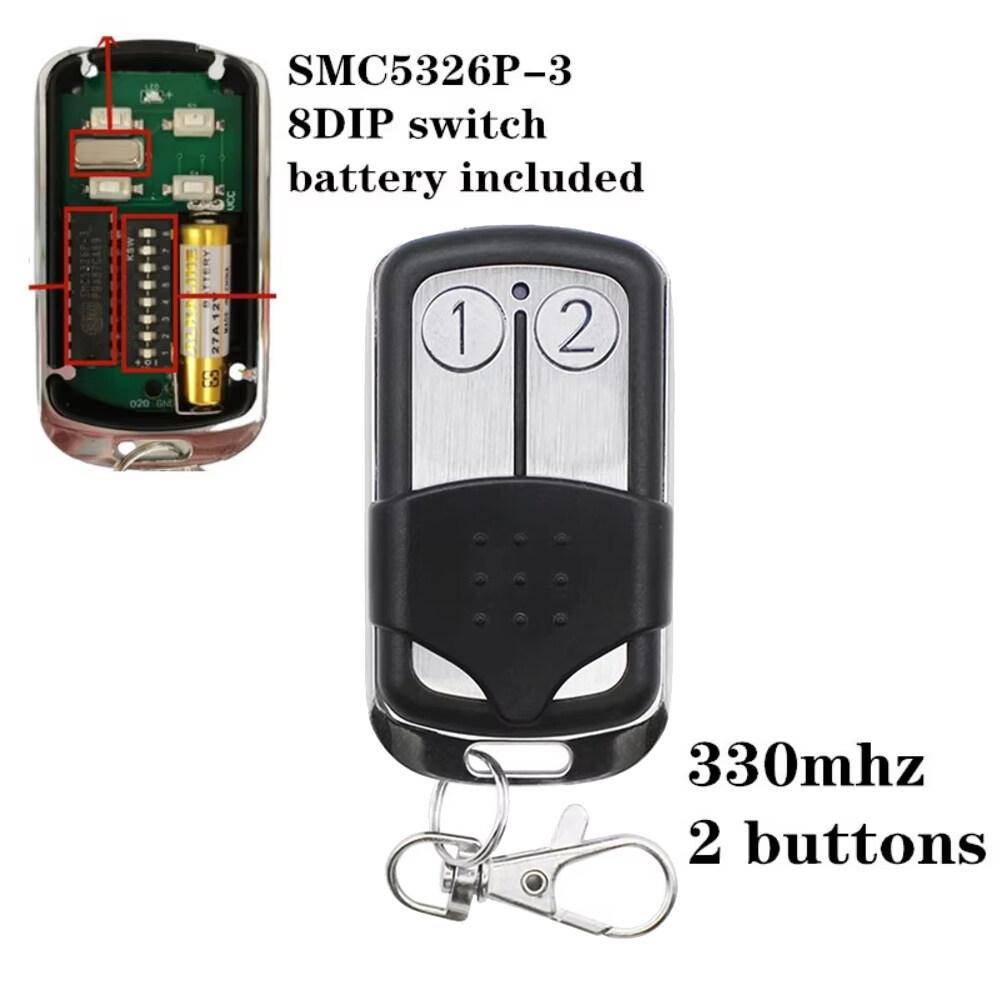 330mhz/433mhz Copy Remote Control Autogate Door Wireless Remote Control DIP Switch Code Auto Gate Controller