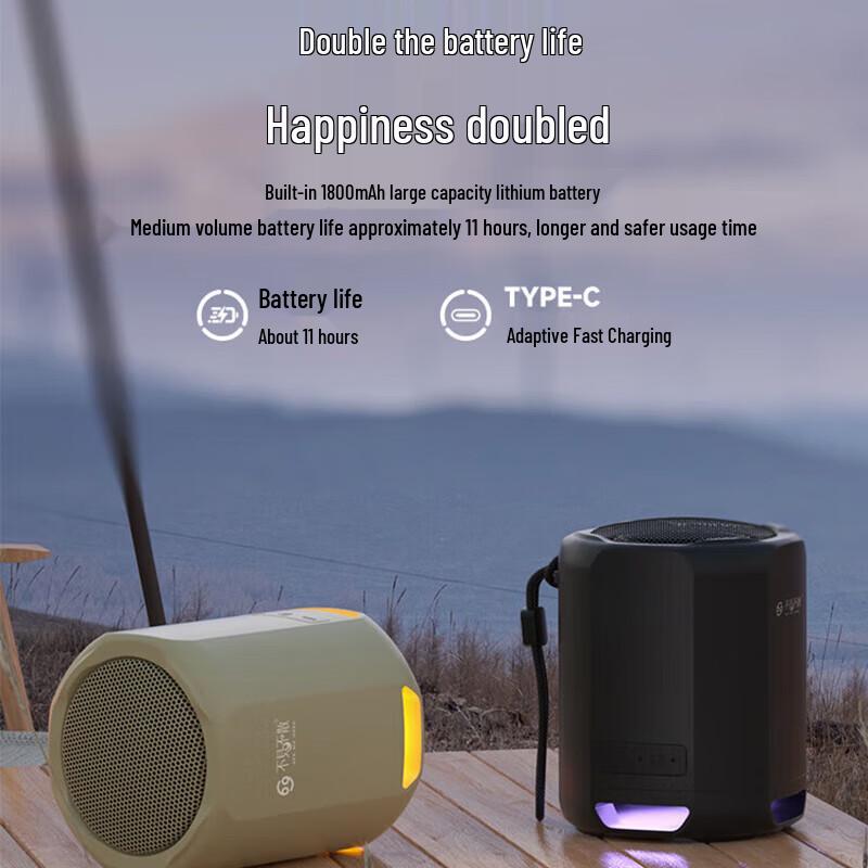 SEE ME HERE E5 Mini Portable Bluetooth Speaker