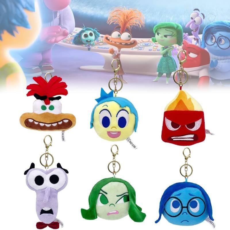 Adorable Inside Out 2 Plush Toys Premium Short Plush Material Cute Keychain Sizes