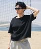 XERO Waffle Crop Henley Neck T-Shirt [Black]